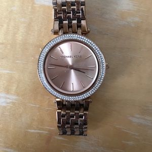 Michael Kors rose gold watch